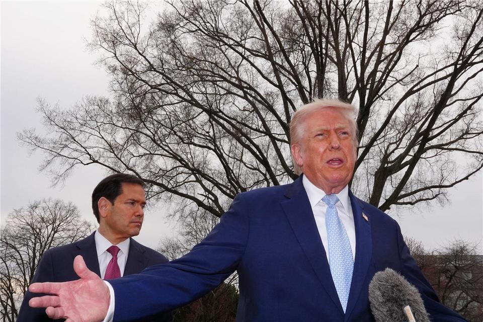 Die USA unter Trump drohen erneut mit dem Rückzug aus der Nato. (Archivbild)Alex Brandon/AP/dpa