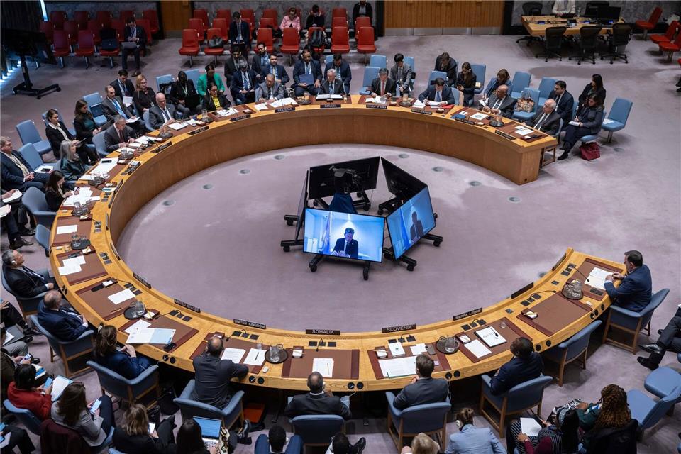 Die USA verhindern mit ihrem Veto eine Resolution für eine sofortige Waffenruhe in Gaza.    Yuki Iwamura/FR171758 AP/dpa