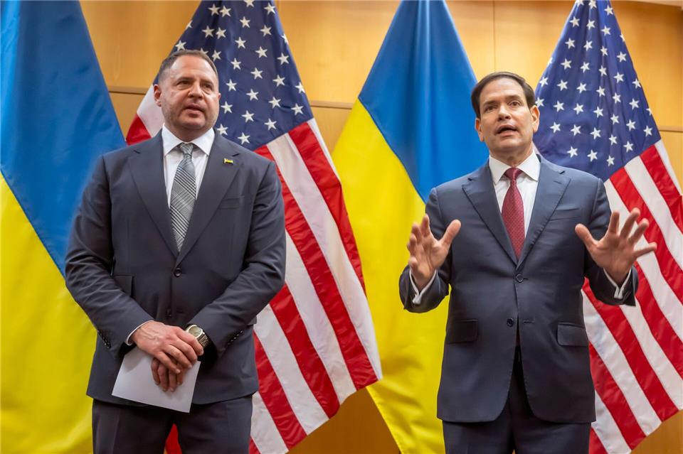 Die Ukraine könnte US-Außenminister Marco Rubio zufolge mehr Bedenkzeit bekommen.Martial Trezzini/KEYSTONE/dpa