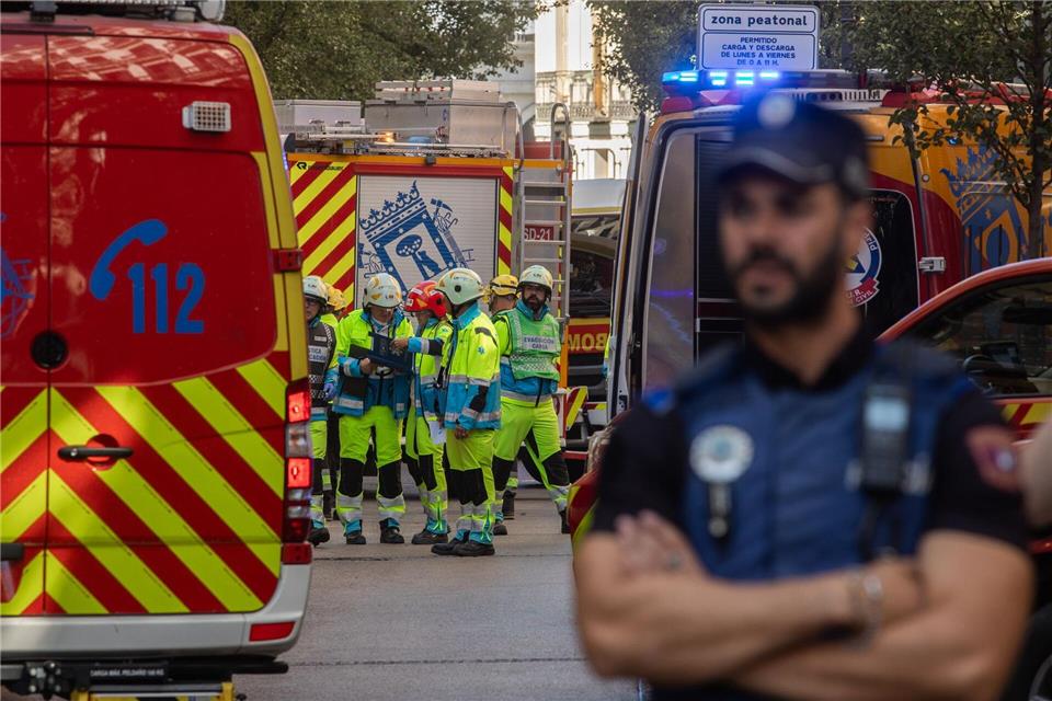 Die Ursache des Unglücks blieb zunächst unklar.Alejandro Martínez Vélez/EUROPA PRESS/dpa