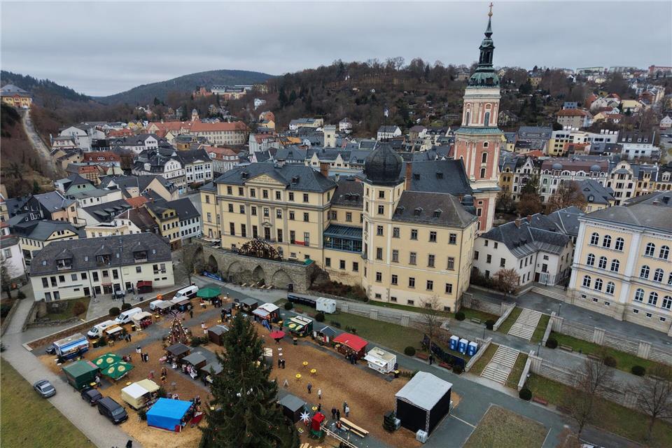 Die Ursprünge des Unteren Schlosses in Greiz gehen ins 16. Jahrhundert zurück.Bodo Schackow/dpa