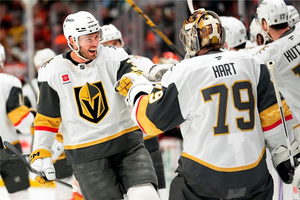 Die Vegas Golden Knights und ihr Trainer erhielten Strafen, weil sie Medienvertreter nicht in ihre Kabine ließen. (Archivbild)Mark J. Terrill/AP/dpa