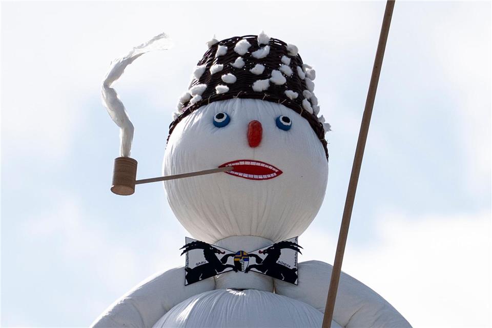 Die Verbrennung des „Bööggs“ geht auf eine lange Tradition der Zünfte zurück.Claudio Thoma/KEYSTONE/dpa