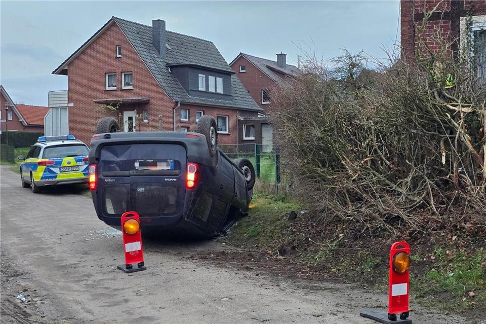Die Verfolgungsfahrt endete abrupt.-/Nord-West-Media TV/dpa