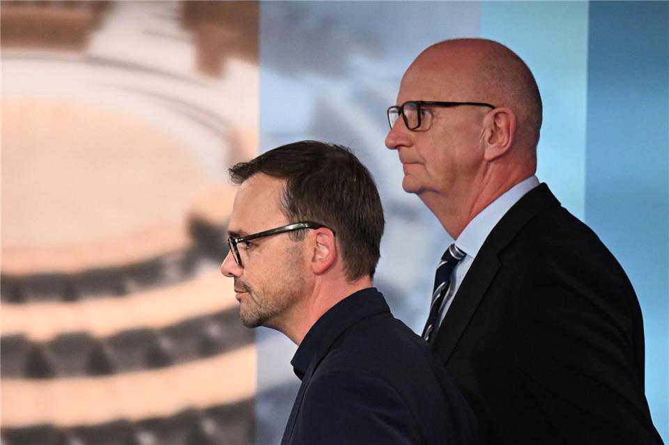Die Verhandler der SPD unter Ministerpräsident Dietmar Woidke und der CDU unter Landeschef Jan Redmann empfehlen Koalitionsverhandlungen. (Archivbild)Bernd von Jutrczenka/dpa