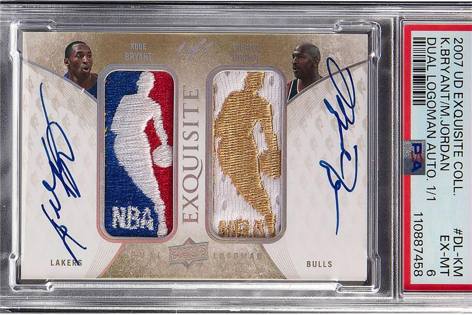 Die Versteigerung der Karte mit den Autogrammen der beiden NBA-Legenden hat fast 13 Millionen Dollar (rund 11 Millionen Euro) erzielt.-/Heritage Auctions/dpa