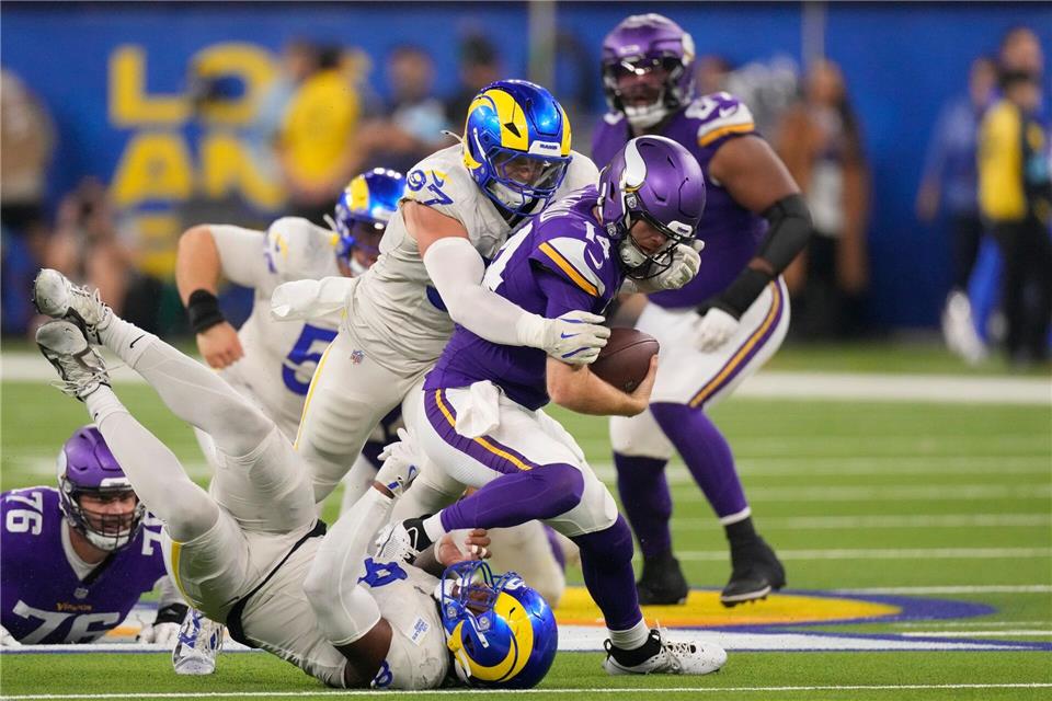 Die Vikings hatten einen perfekten Saisonstart - und haben nun bereits zwei Mal in Serie verloren.Mark J. Terrill/AP/dpa