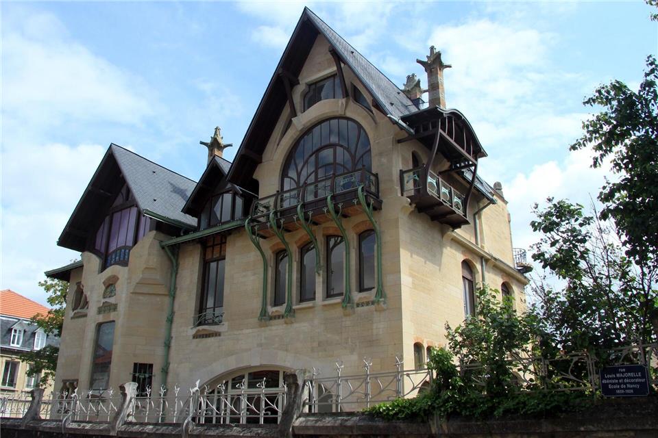 Nancy: Rundgang durch das Jugendstil-Zentrum Frankreichs Die Villa Majorelle von 1901 ist ein Museum für Jugendstil.Bernd F. Meier/dpa-tmn