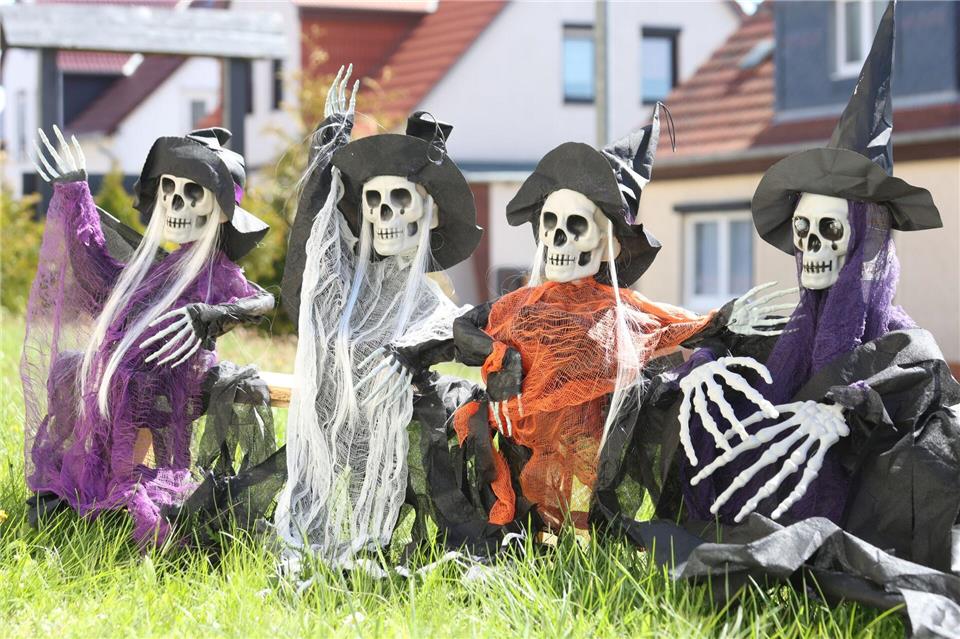 Die Vorbereitungen auf die Walpurgisnacht laufen bereits. (Archivbild)Matthias Bein/dpa