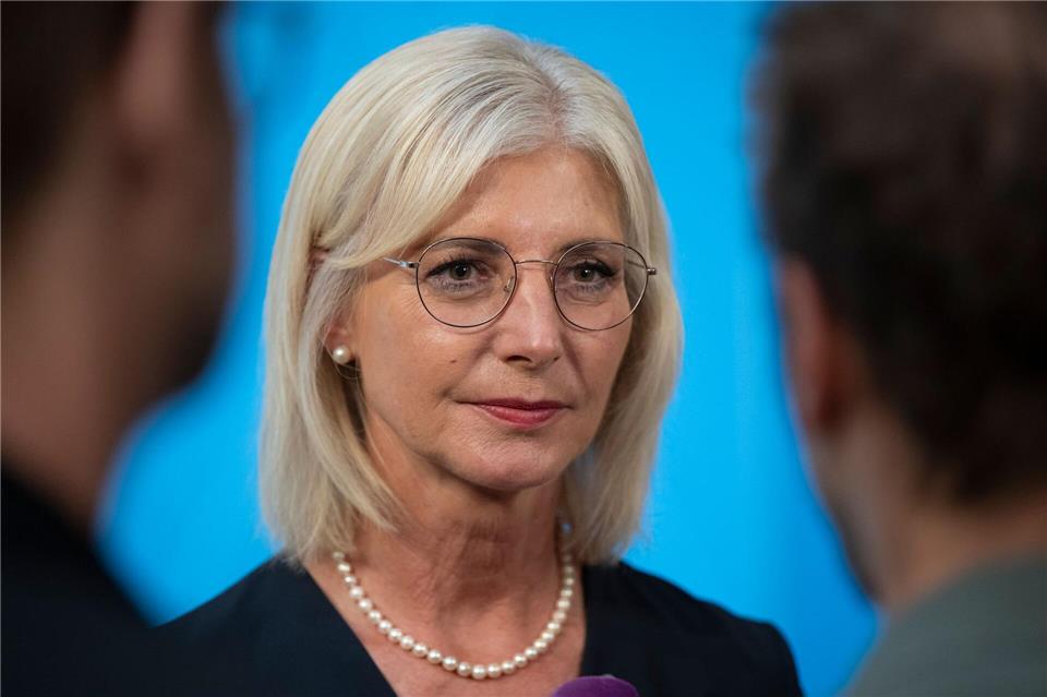 Die Vorsitzende der Frauen-Union in der CSU, Ulrike Scharf, wagt einen neuen Ansatz für eine Frauenquote in der CSU. Ob sie davon auch Parteichef Söder überzeugen kann, ist aber alles andere als sicher. (Archivbild) Peter Kneffel/dpa
