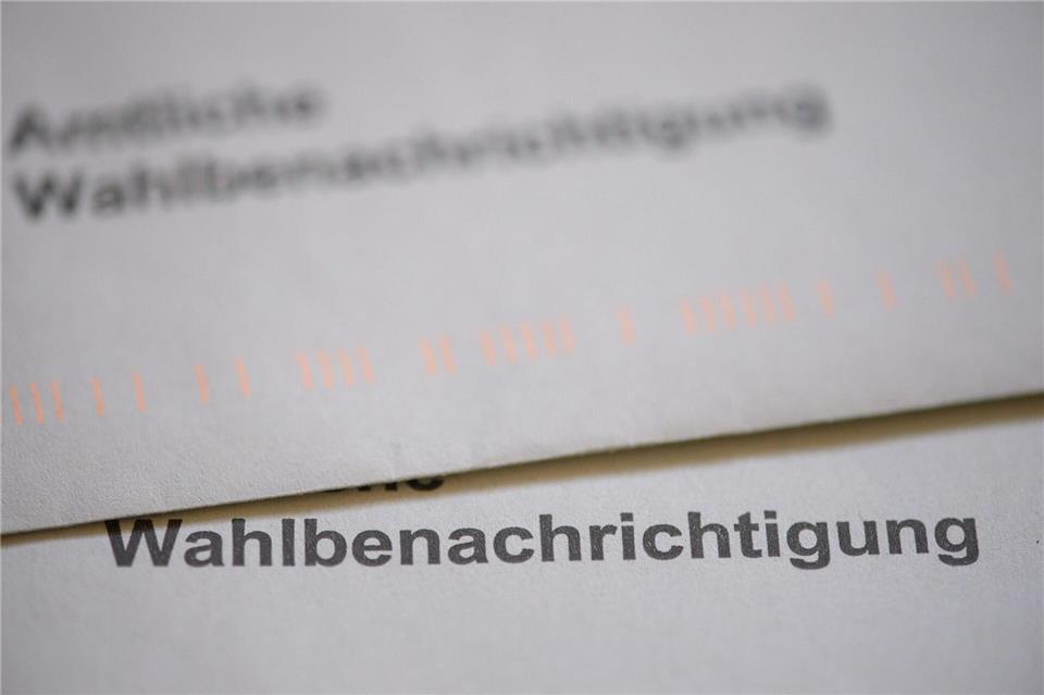 Die Wahlbenachrichtigungen zur Landtagswahl am 6. September werden verschickt. (Symbolbild)Klaus-Dietmar Gabbert/dpa-Zentralbild/dpa