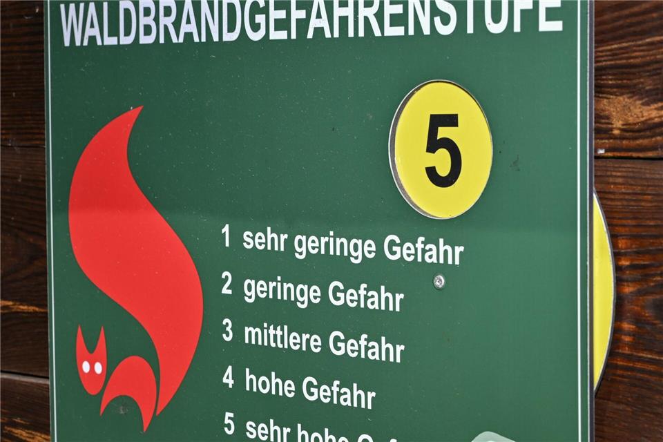 Die Waldbrandsaison hat offiziell am 1. März begonnen. (Archiv)Patrick Pleul/dpa