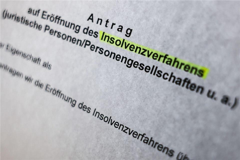 Die Zahl der Insolvenzen geht bundesweit nach oben. In Bayern ist die Quote der Firmenpleiten jedoch nach wie vor vergleichsweise niedrig. (Symbolbild)Oliver Berg/dpa