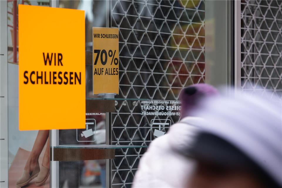 Die Zahl der Insolvenzen im Südwesten steigt. (Symbolbild)Marijan Murat/dpa