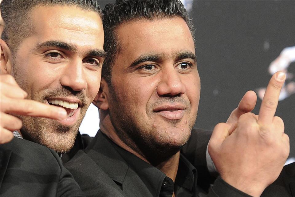 Die Zeiten, in denen Rapper Bushido (l) und Arafat Abou-Chaker Seite an Seite im Rampenlicht standen, sind lange vorbei. (Archivbild)Jens Kalaene/dpa-Zentralbild/dpa