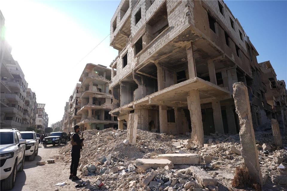 Die Zerstörungen des Krieges sind in einigen Orten Syriens deutlich sichtbar. (Archivfoto)Marcus Brandt/dpa