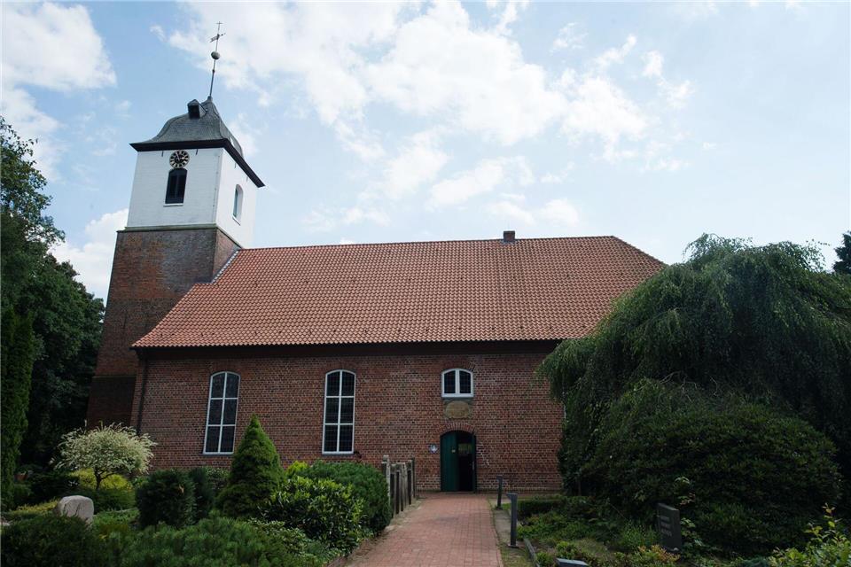 Die Zionskirche in Worpswede wurde in den Jahren 1757 bis 1759 erbaut.Carmen Jaspersen/dpa/dpa-tmn