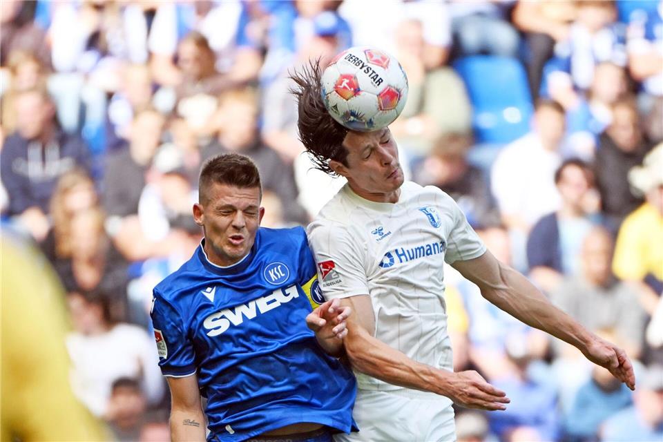 Nur einer trifft - KSC schlägt Magdeburg mit 1:0 Die Zuschauer sahen im Karlsruher Wildpark ein intensives Spiel.Uli Deck/dpa