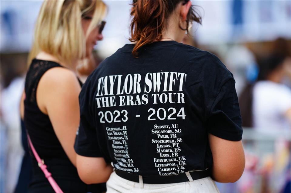 Die abgesagten Taylor-Swift-Konzerte waren Teil der „Eras„-Tour des Weltstars.Eva Manhart/APA/dpa