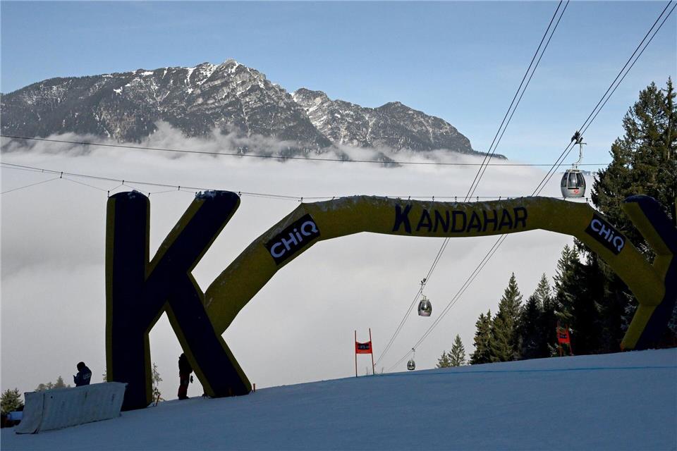 Die alpinen Skirennfahrer sind an diesem Wochenende auf der Kandahar in Garmisch-Partenkirchen im Einsatz.Angelika Warmuth/dpa