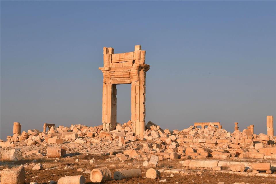 Die angegriffene Anlage ist in der Nähe der antiken Stätte von Palmyra. (Archivbild)Ammar Safarjalani/XinHua/dpa