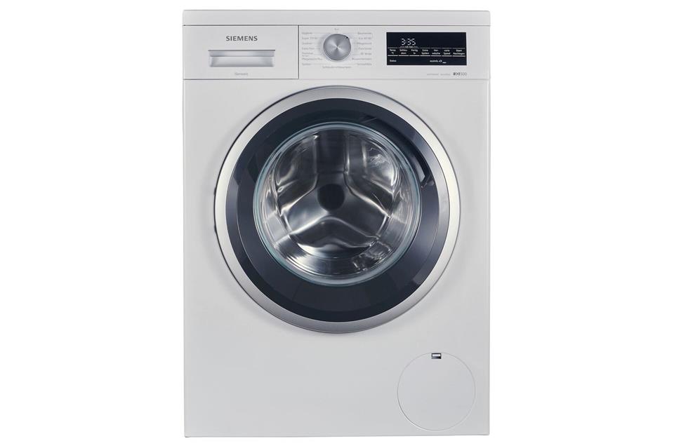 Die baugleiche Siemens „WU14UT70“ punktet mit guter Leistung und einem Preis von 715 Euro, was sie ebenfalls zu einem der drei Testsieger im Frontlader-Test macht.Stiftung Warentest/dpa-tmn