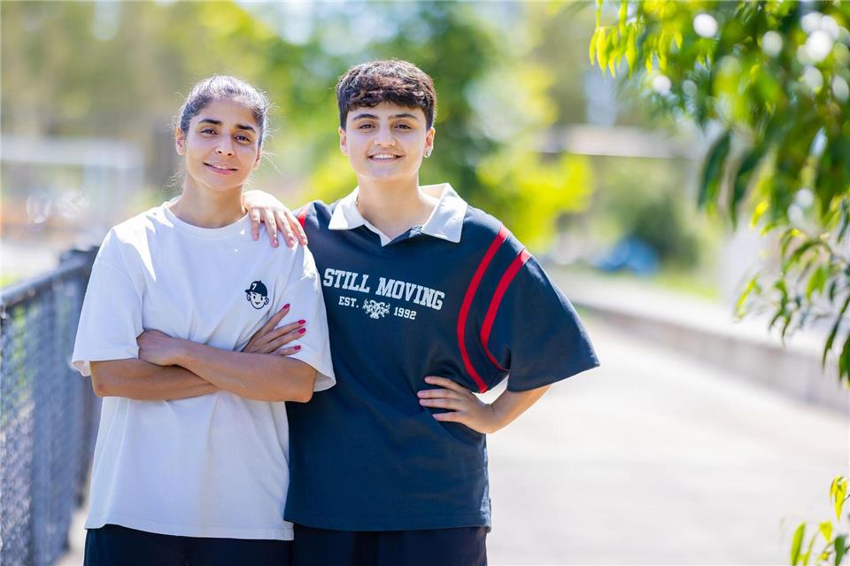 Die beiden Spielerinnen hatten als einzige ihres Teams das Asyl in Australien angenommen. Jack Tran/Jack Tran/AAP/dpa