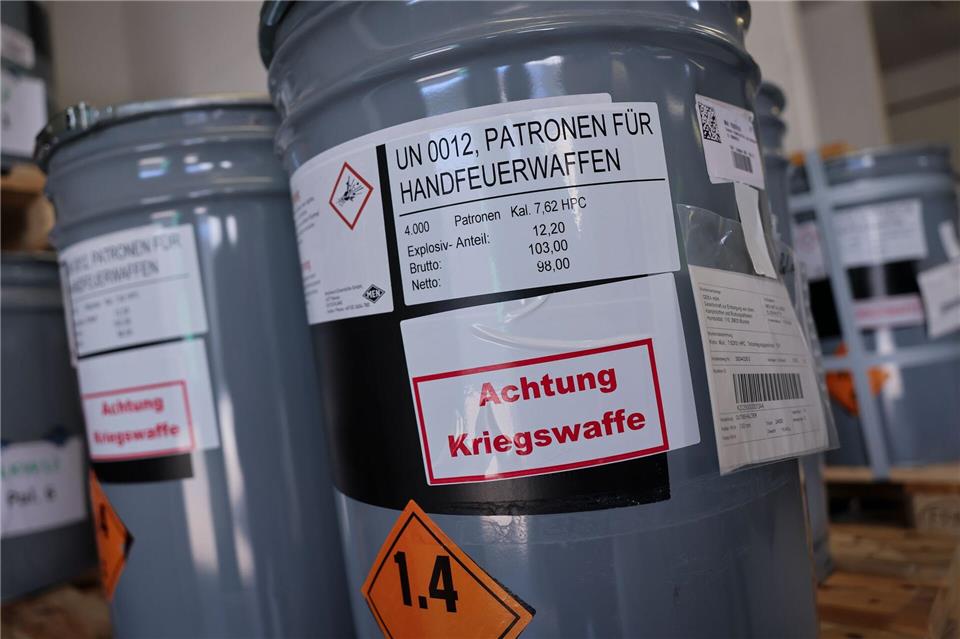 Die bundeseigene Geka in Munster vernichtet Munition aus den Weltkriegen.Christian Charisius/dpa