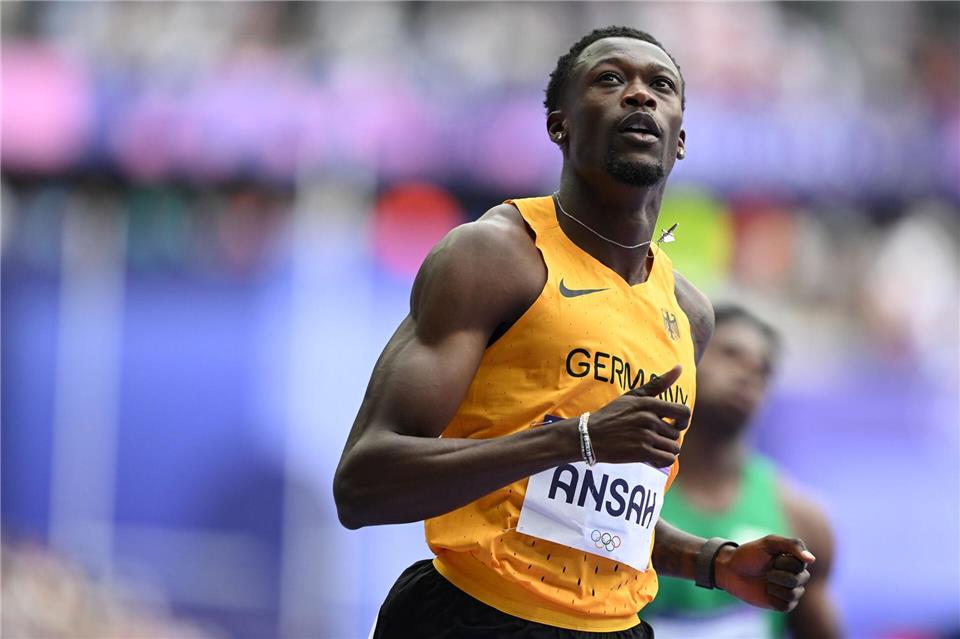 Die deutsche 4x100-Meter-Staffel um Owen Ansah landete in Botsuana auf dem Podium. (Archivbild)Sven Hoppe/dpa
