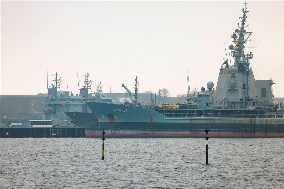 Die deutsche Marine ist den Angaben nach mit drei Schiffen an dem Manöver beteiligt.Frank Molter/dpa
