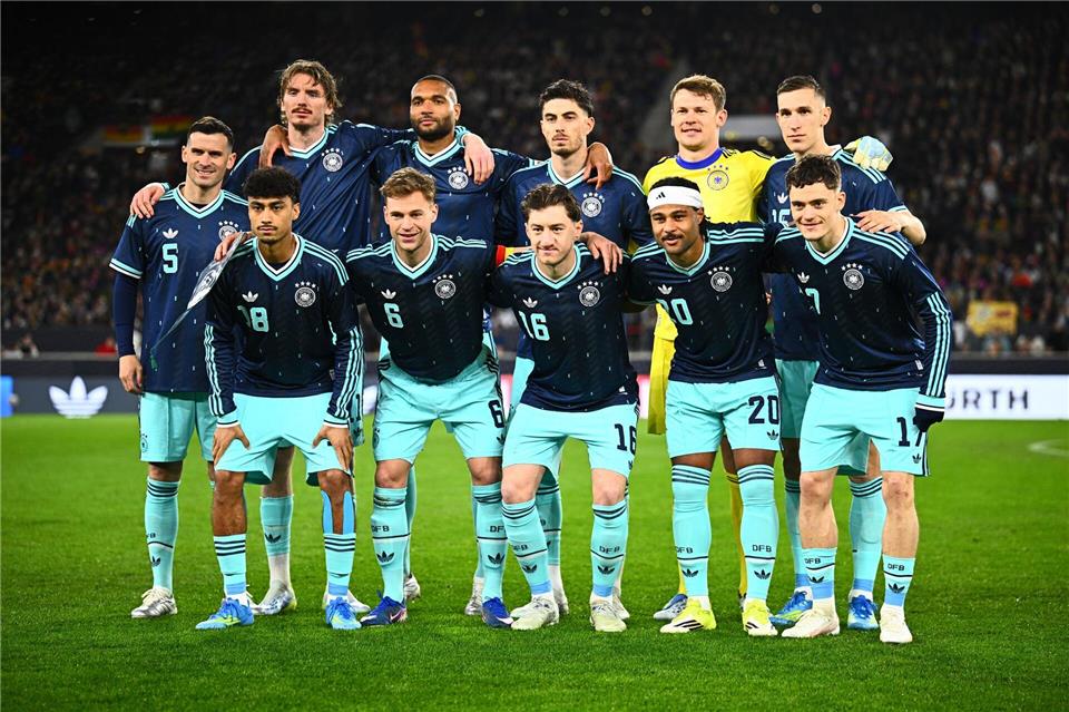 Die deutsche Nationalmannschaft trägt ihre Länderspiele der nächsten Nations-League-Gruppenphase in Augsburg, München und Berlin aus. (Archivbild)Tom Weller/dpa