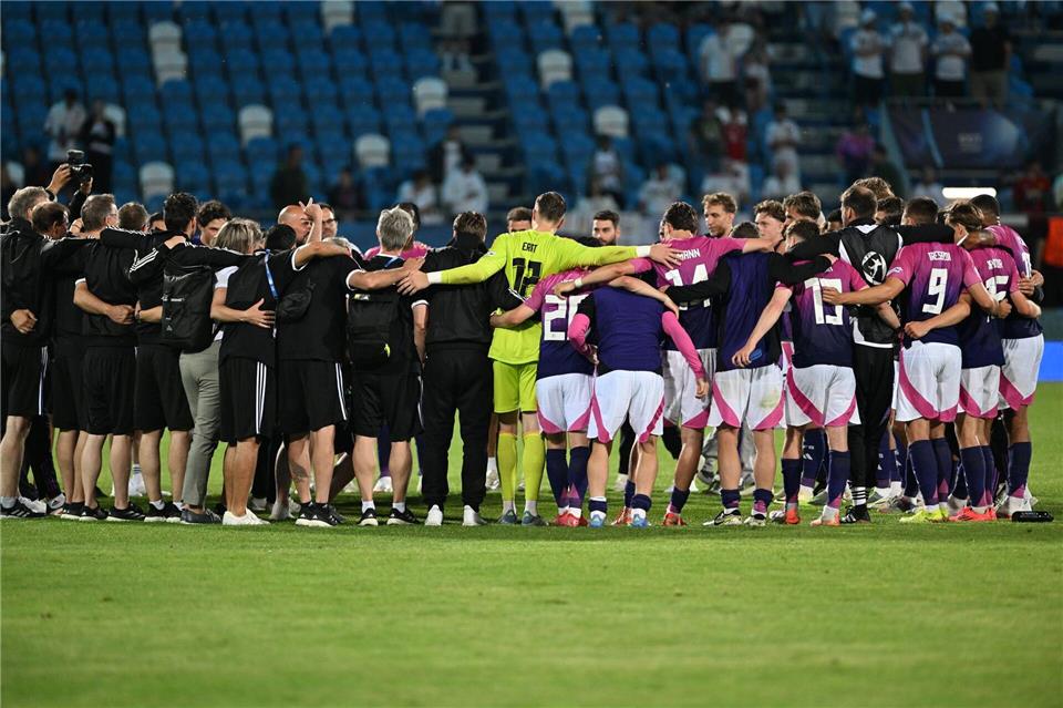 Die deutsche U21 gilt nach der perfekten Gruppenphase als Titelfavorit.Luk� Grinaj/TASR/dpa