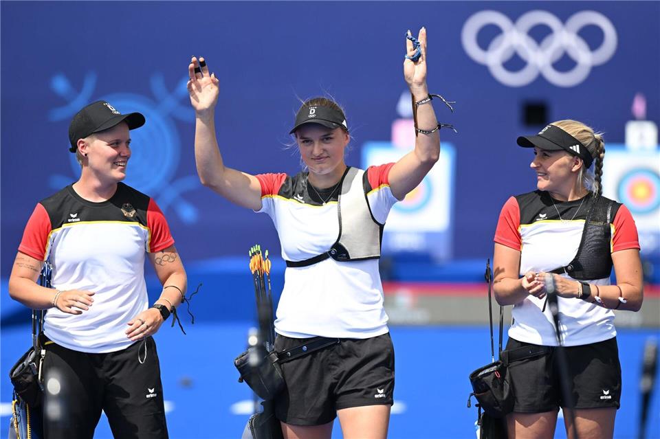Die deutschen Frauen gewannen bei der EM in Antalya den Titel im Team-Wettbewerb. (Archivbild)Sven Hoppe/dpa