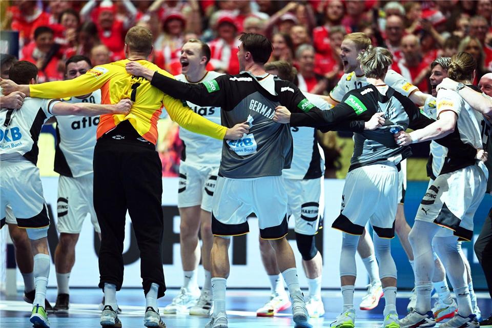 Die deutschen Handballer stehen im EM-Halbfinale.Sina Schuldt/dpa