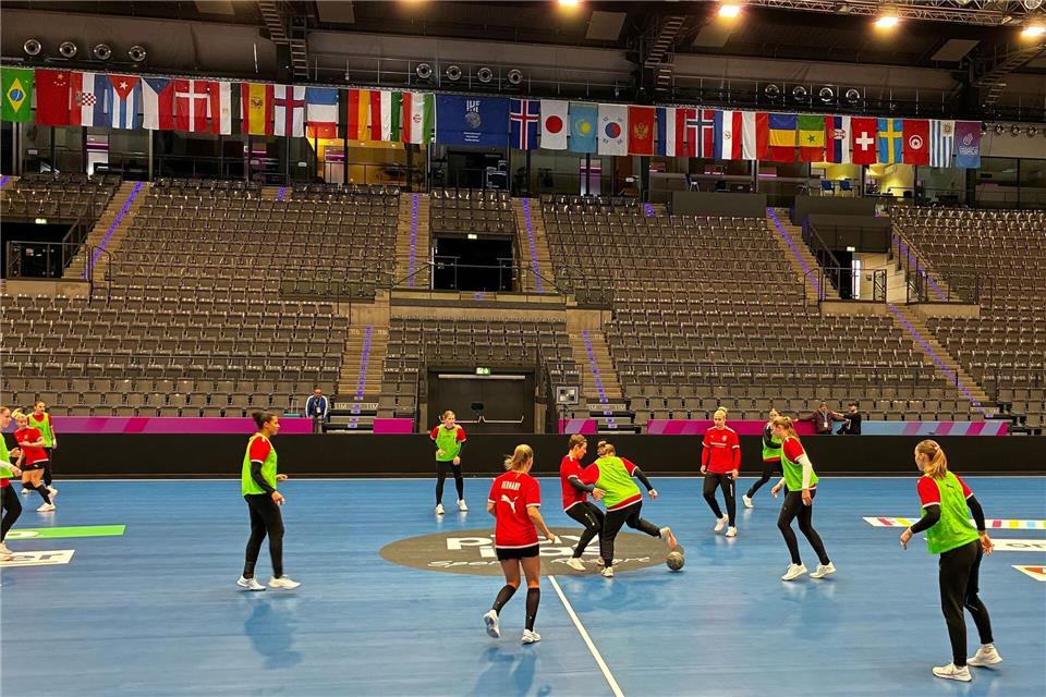Die deutschen Handballerinnen gehen voller Zuversicht in die Heim-WM.Eric Dobias/dpa
