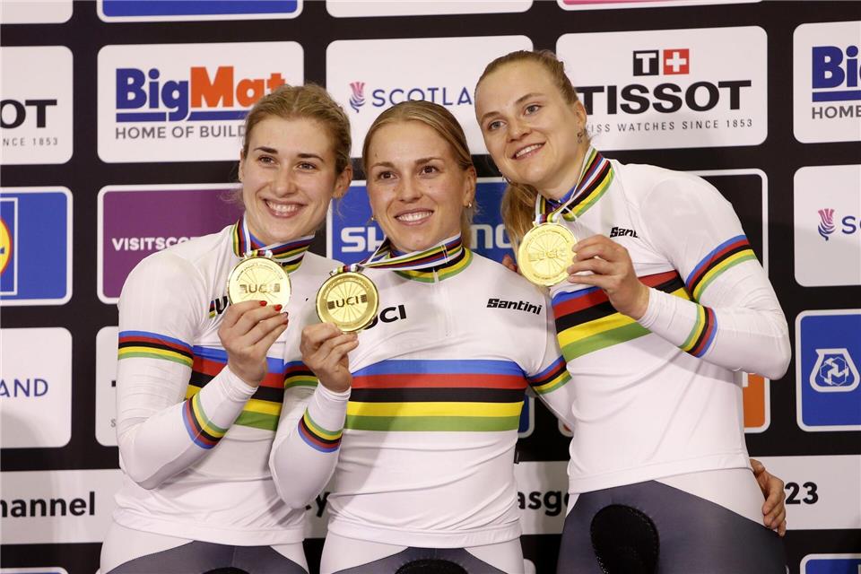 Die deutschen Teamsprinterinnen blieben diesmal ohne WM-Medaille. (Archivbild)Will Matthews/Press Association/dpa