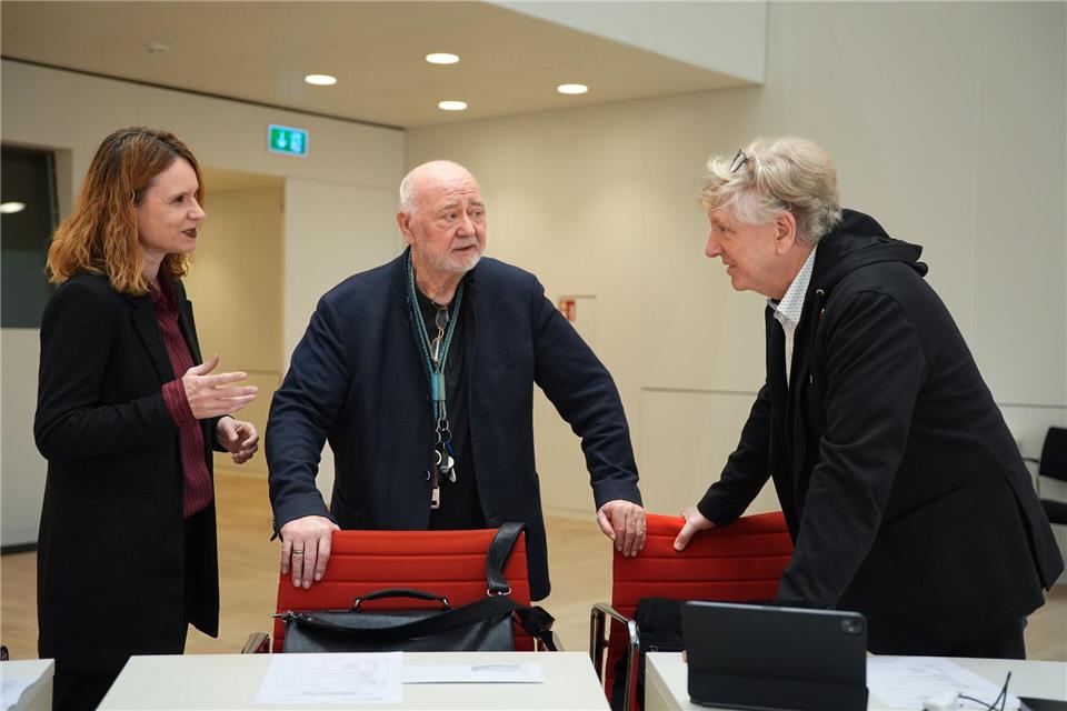 Die drei Ex-BSW-Abgeordneten Melanie Matzies, Reinhard Simon und André von Ossowski wollen eine parlamentarische Gruppe bilden. (Archivbild)Soeren Stache/dpa