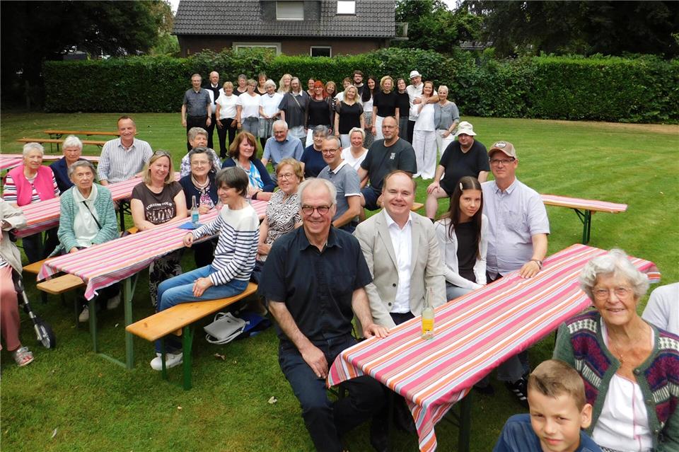Die evangelische Kirche feierte am Sonntag ein Sommerfest mit Musik und kulinarischem Angebot.