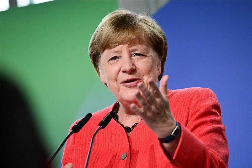 Die frühere Bundeskanzlerin Merkel nimmt die derzeitige Bundesregierung in Schutz. (Archivfoto)Sebastian Christoph Gollnow/dpa