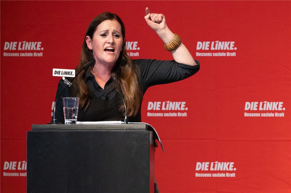 Die frühere Co-Bundesvorsitzende der Linken, Janine Wissler, führt die hessische Landesliste ihrer Partei bei der Bundestagswahl an. (Archivbild)Hannes P. Albert/dpa