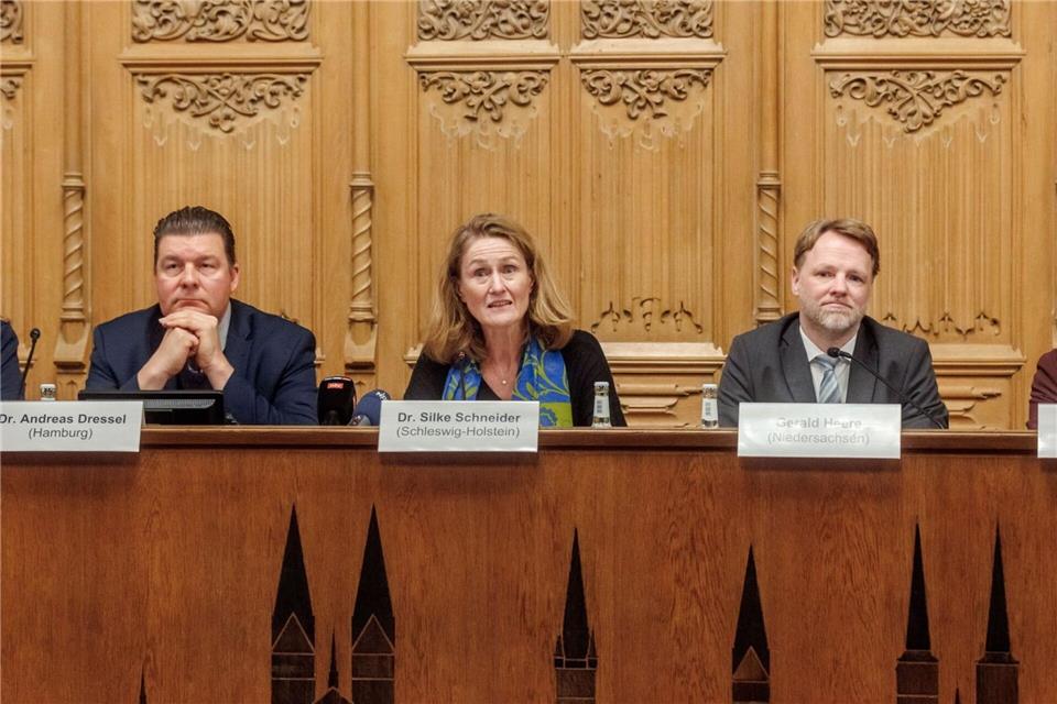 Die fünf Ressortchefinnen- und Chefs sind sich in vielen Bereichen einig.Markus Scholz/dpa