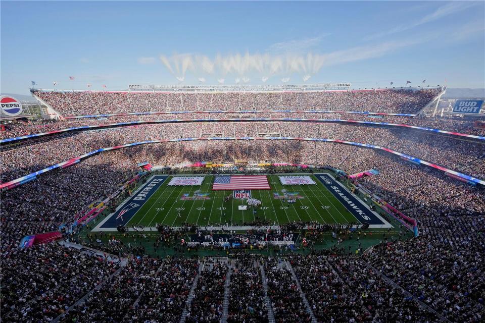 Die ganz große Bühne: Der Super Bowl in Santa Clara.Godofredo A. Vásquez/AP/dpa