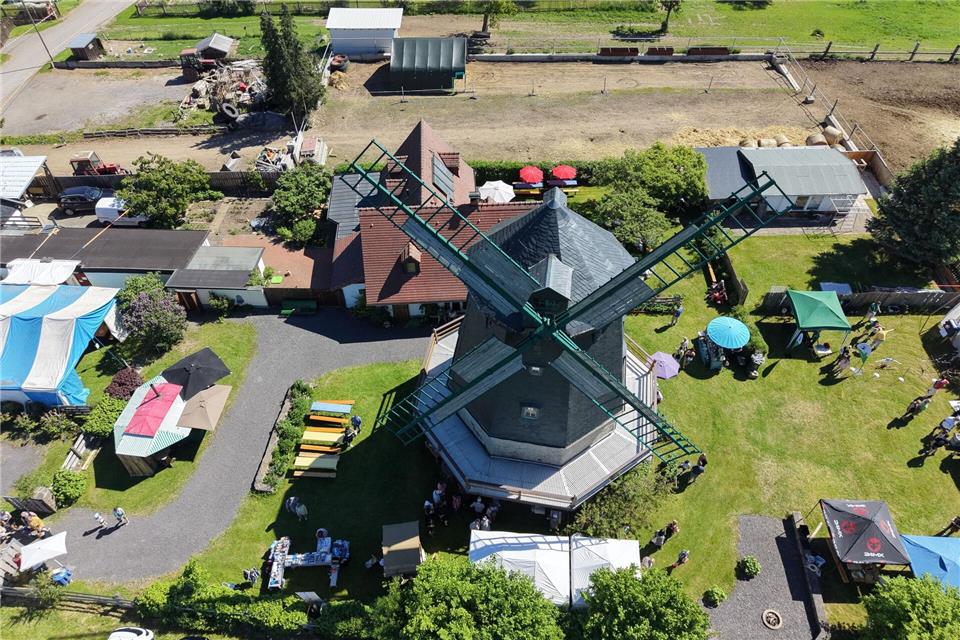 Die historische Knapp Mühle steht in Neustadt an der Orla. Bodo Schackow/dpa