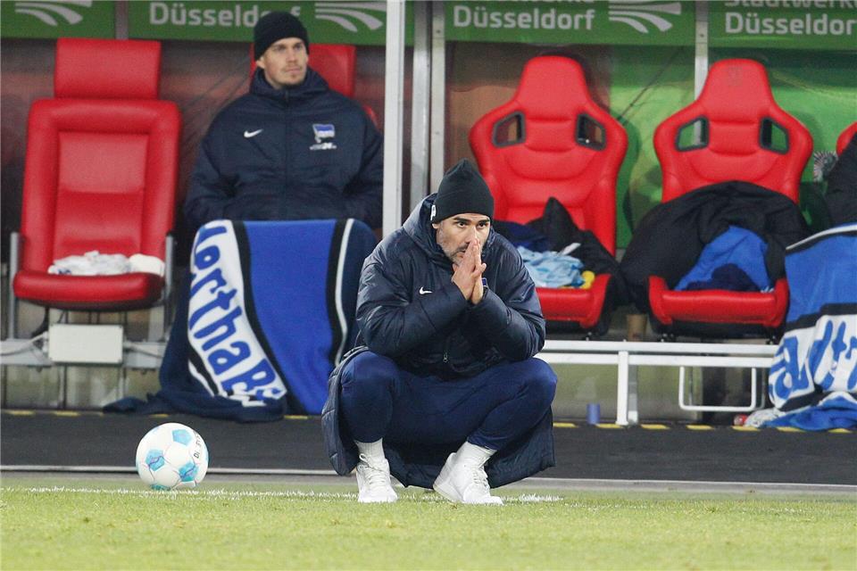 Die hohen Erwartungen konnten die Berliner unter Fiél nicht erfüllen.Roland Weihrauch/dpa