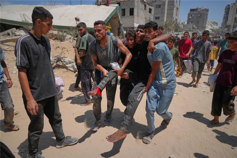 Die humanitäre Lage im Gazastreifen ist katastrophal. Jehad Alshrafi/AP/dpa