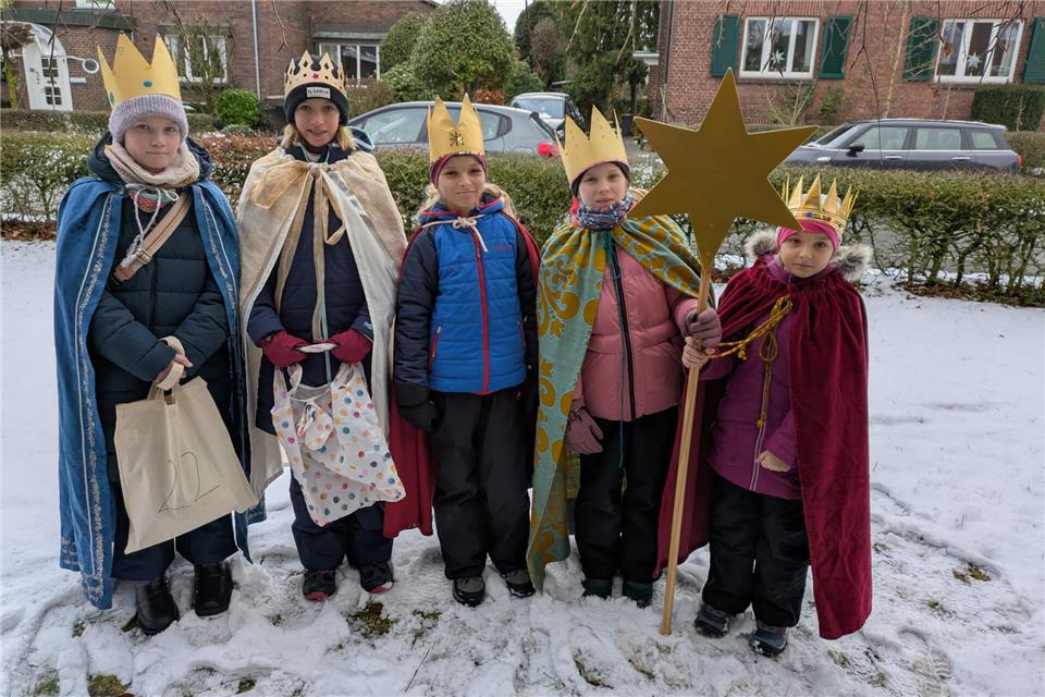 Die insgesamt rund 200 Sternsinger waren an den vergangen Tagen jeweils in Gruppen unterwegs.