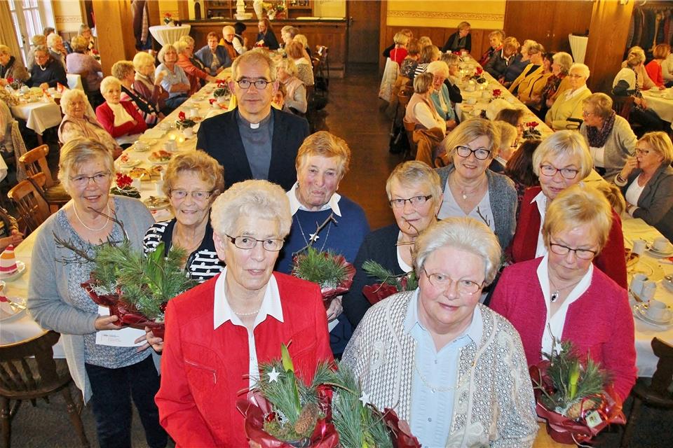 Die kfd Erle ehrte langjährige Mitglieder.