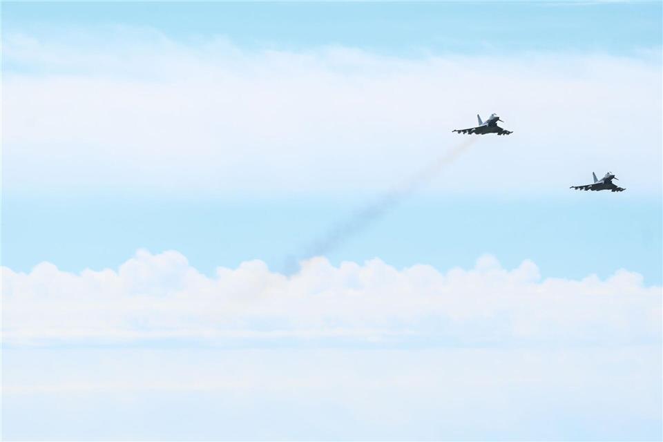 Die letzten Eurofighter des Luftwaffengeschwaders 71 „Richthofen“ wurden von Laage zurück nach Ostfriesland verlegt.Lars Penning/dpa