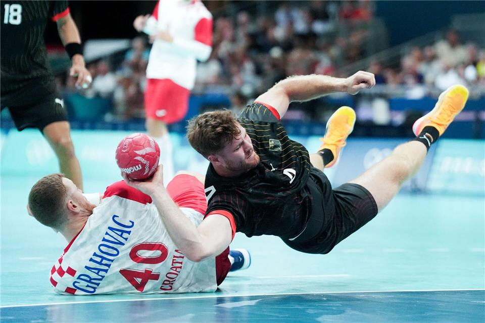 Die letzten drei Duelle gegen Kroatien hat die DHB-Auswahl allesamt verloren. (Archivbild)Marcus Brandt/dpa