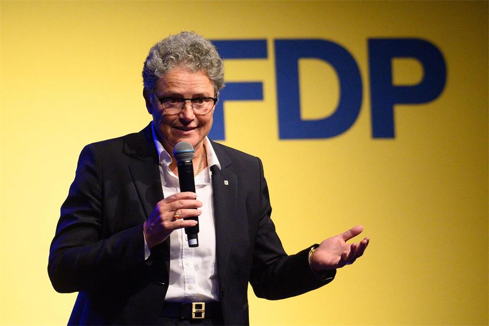 Die liberale Spitzenkandidatin Lydia Hüskens.Klaus-Dietmar Gabbert/dpa